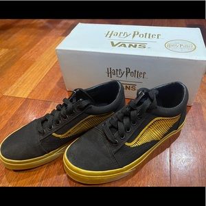 Harry Potter Vans golden snitch kids size 2